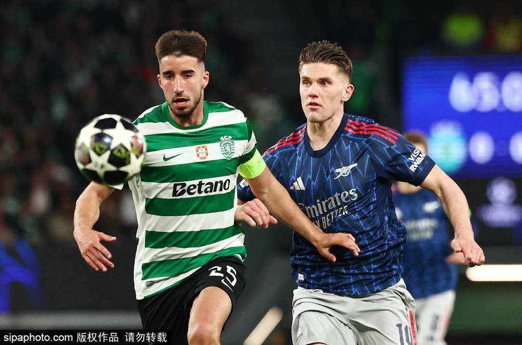 欧冠-马丁内利助攻哈弗茨91分钟绝杀 阿森纳1-0葡体占先机